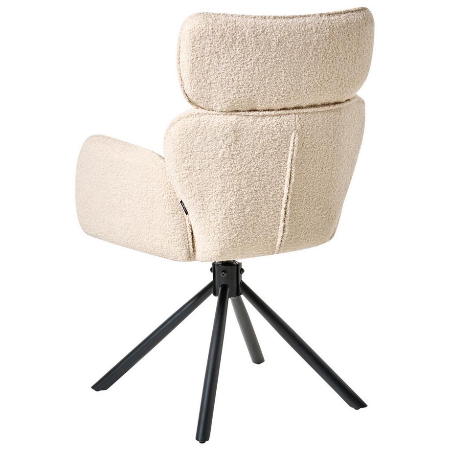Beliani Esszimmerstuhl aus Bouclé  ALENE  