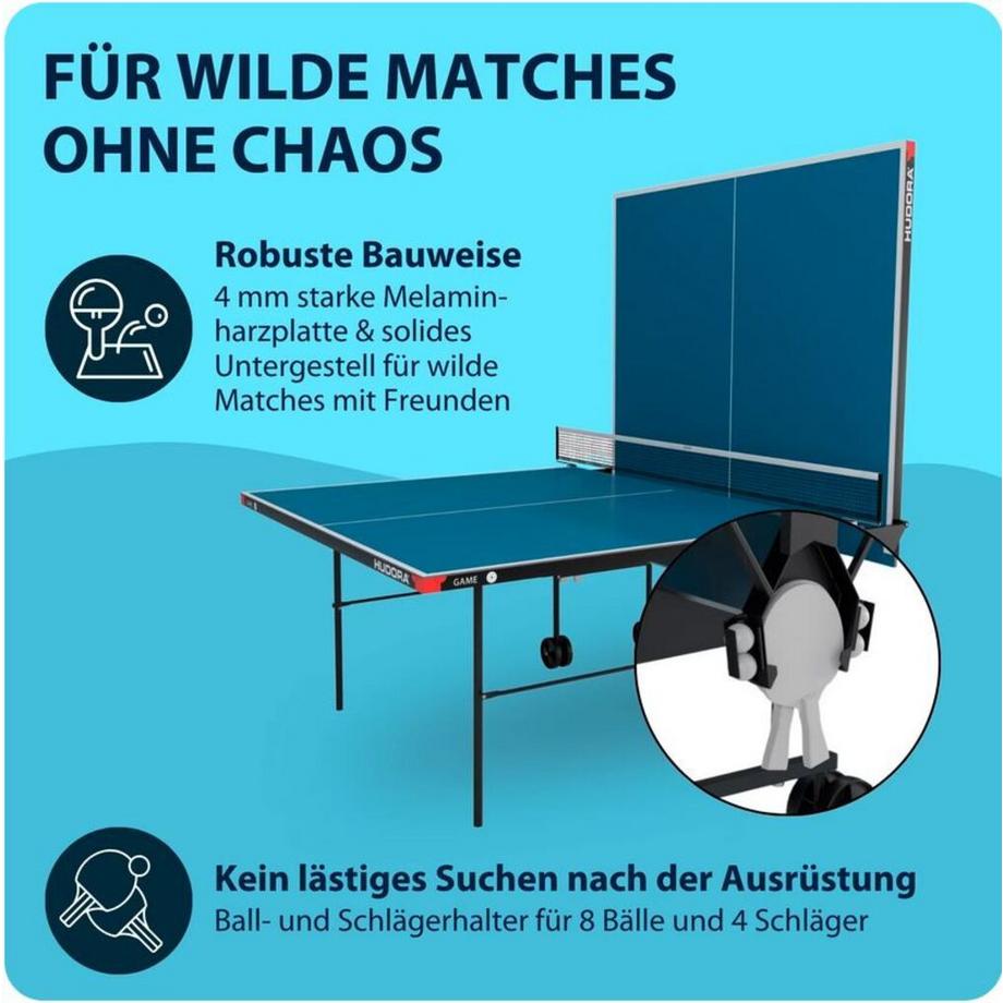 HUDORA  Tischtennistisch Game 