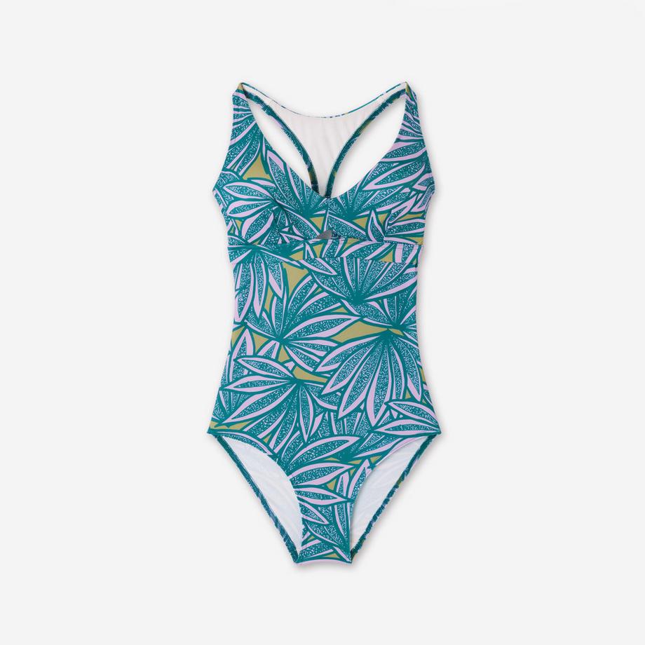 DECATHLON Costume da bagno schiena a X Poliestere  