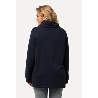 Ulla Popken Moin Stehkragen Langarm Sweatshirt  