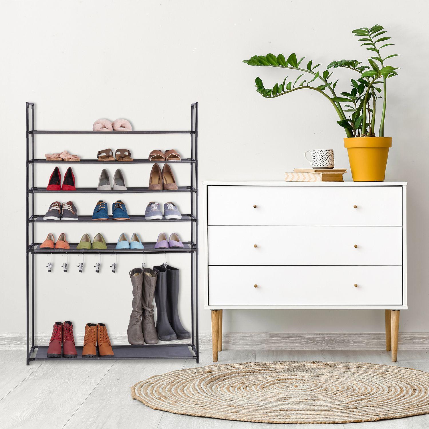 Northix Ripiano per scarpe con vano portaoggetti  