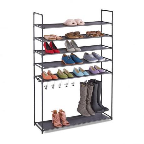 Northix Ripiano per scarpe con vano portaoggetti  