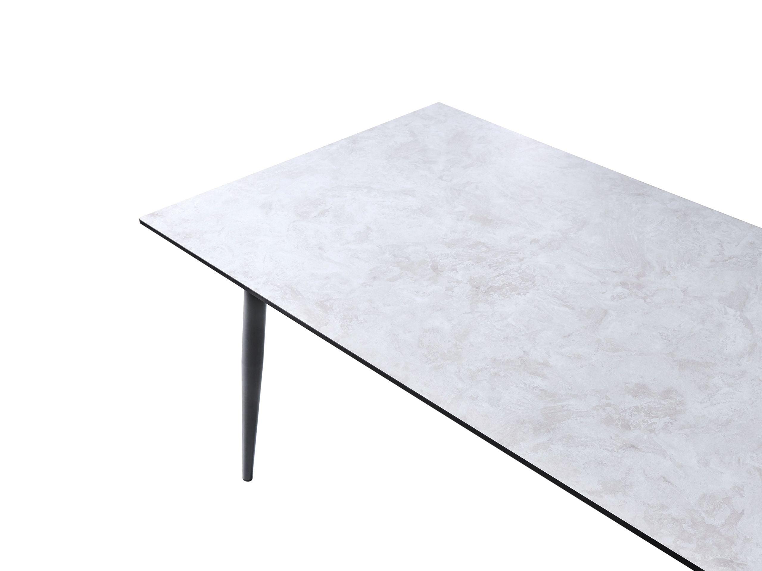 Beliani Table de salle à manger de jardin en Panneau stratifié haute pression HPL Moderne TOLENTINO  