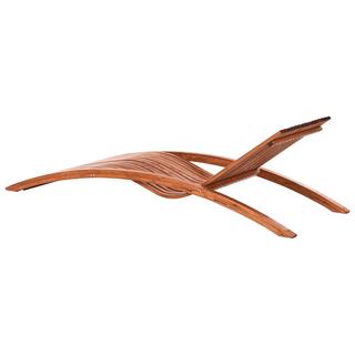 Beliani Lettino Prendisole en Legno di larice Moderno TANARO  