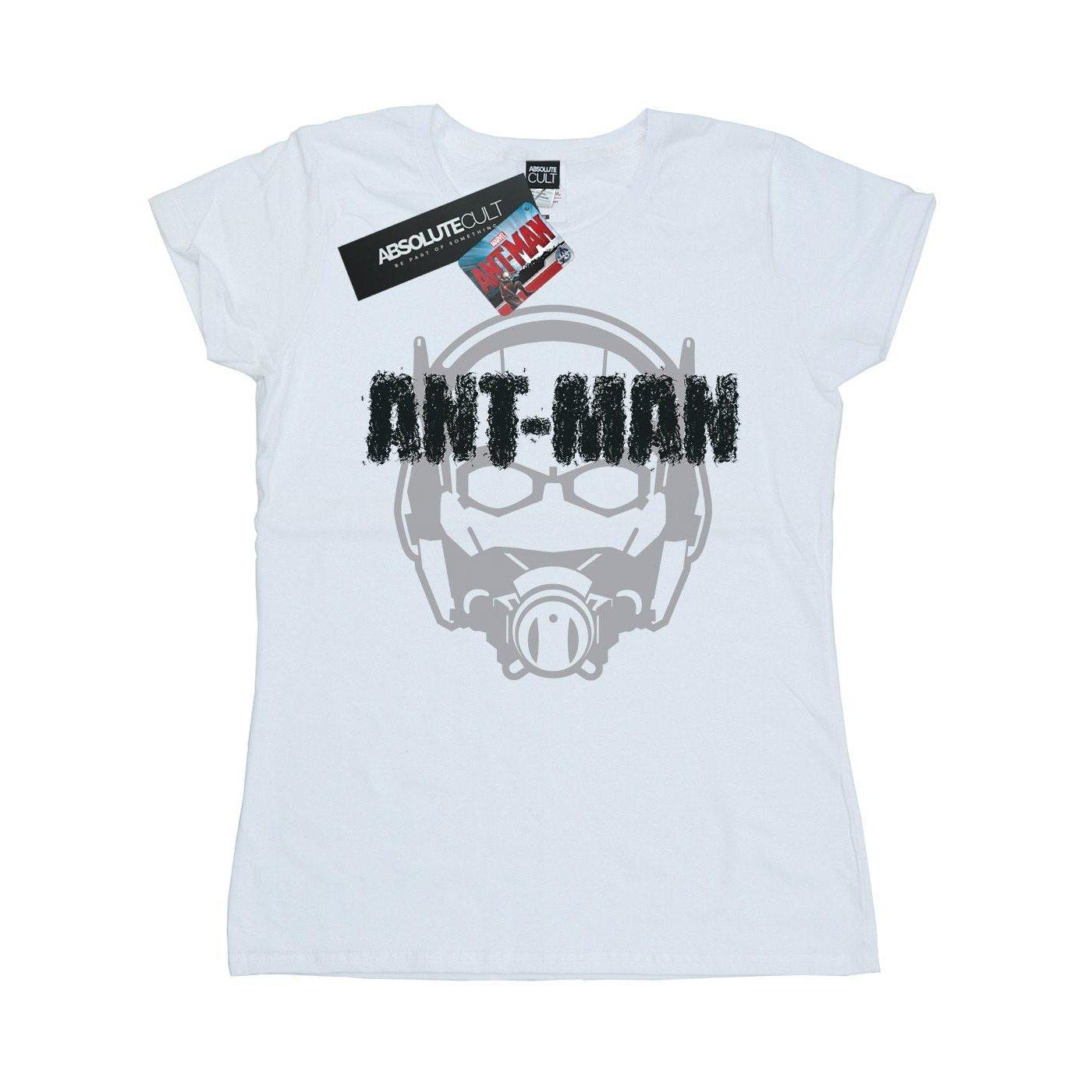 Image of Antman Helmet Fade Tshirt Damen Weiss M