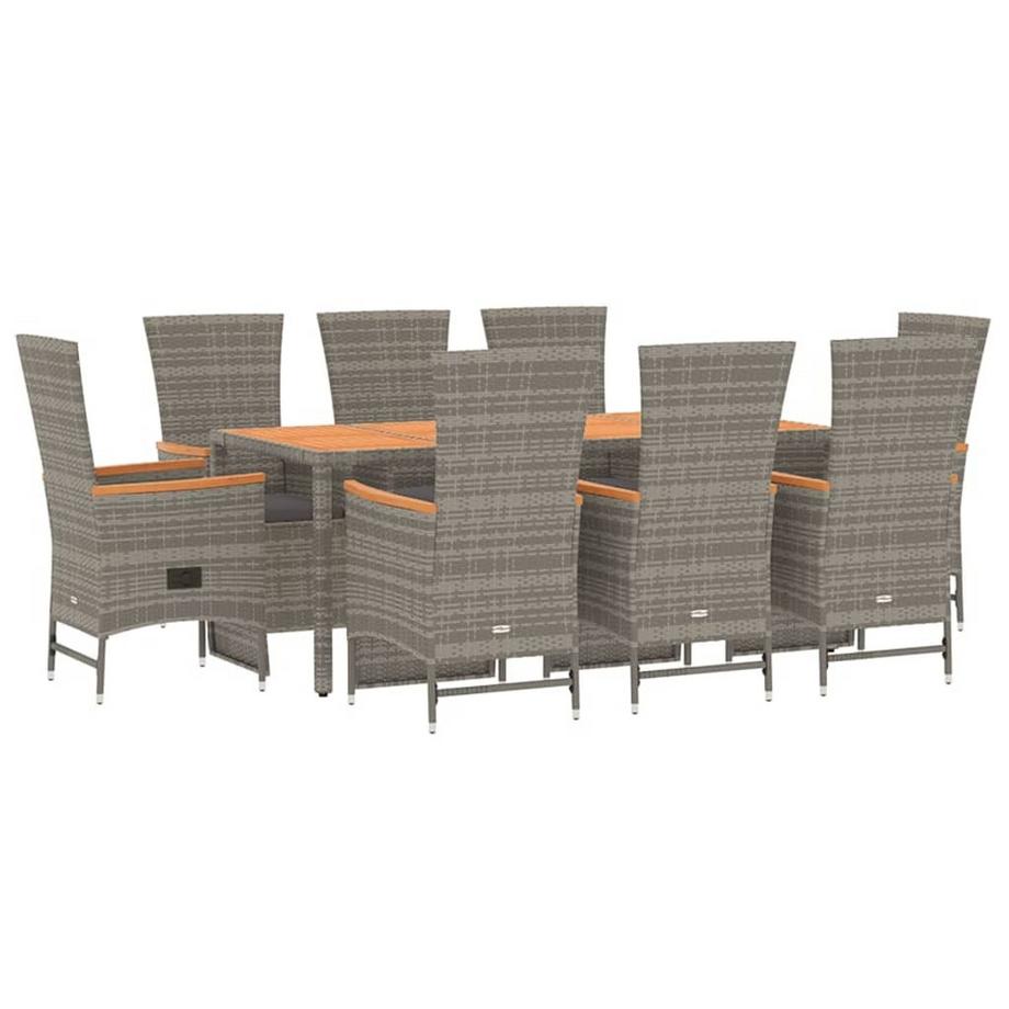 VidaXL Garten essgruppe poly-rattan  