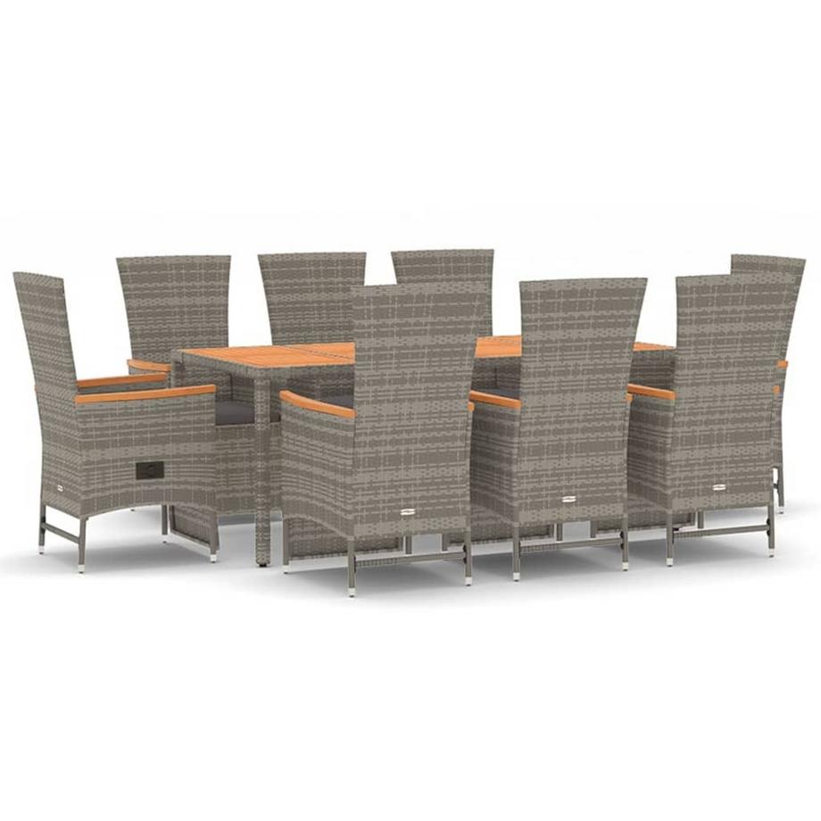 VidaXL Garten essgruppe poly-rattan  