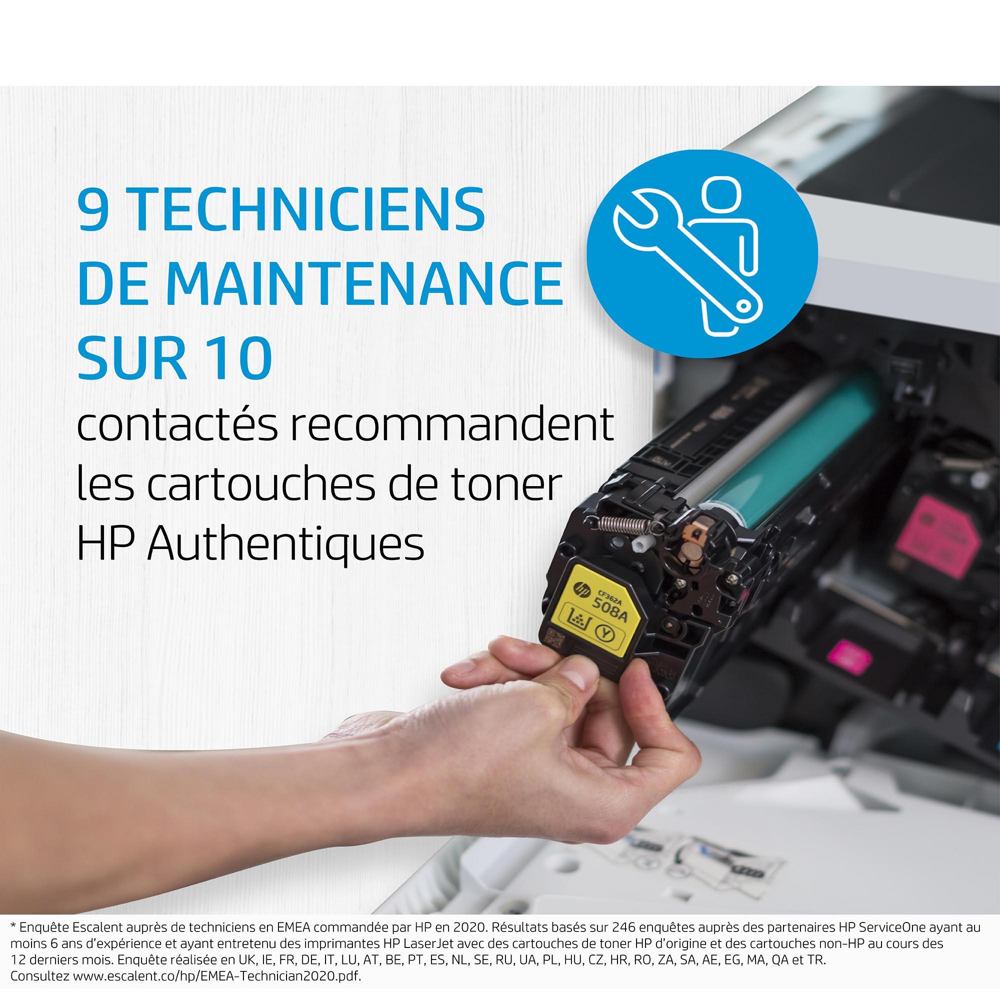 Hewlett-Packard  Cartouche authentique de toner noir LaserJet 124A 