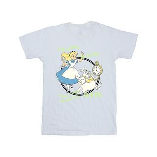 Disney  Tshirt ALICE IN WONDERLAND I'M LATE 