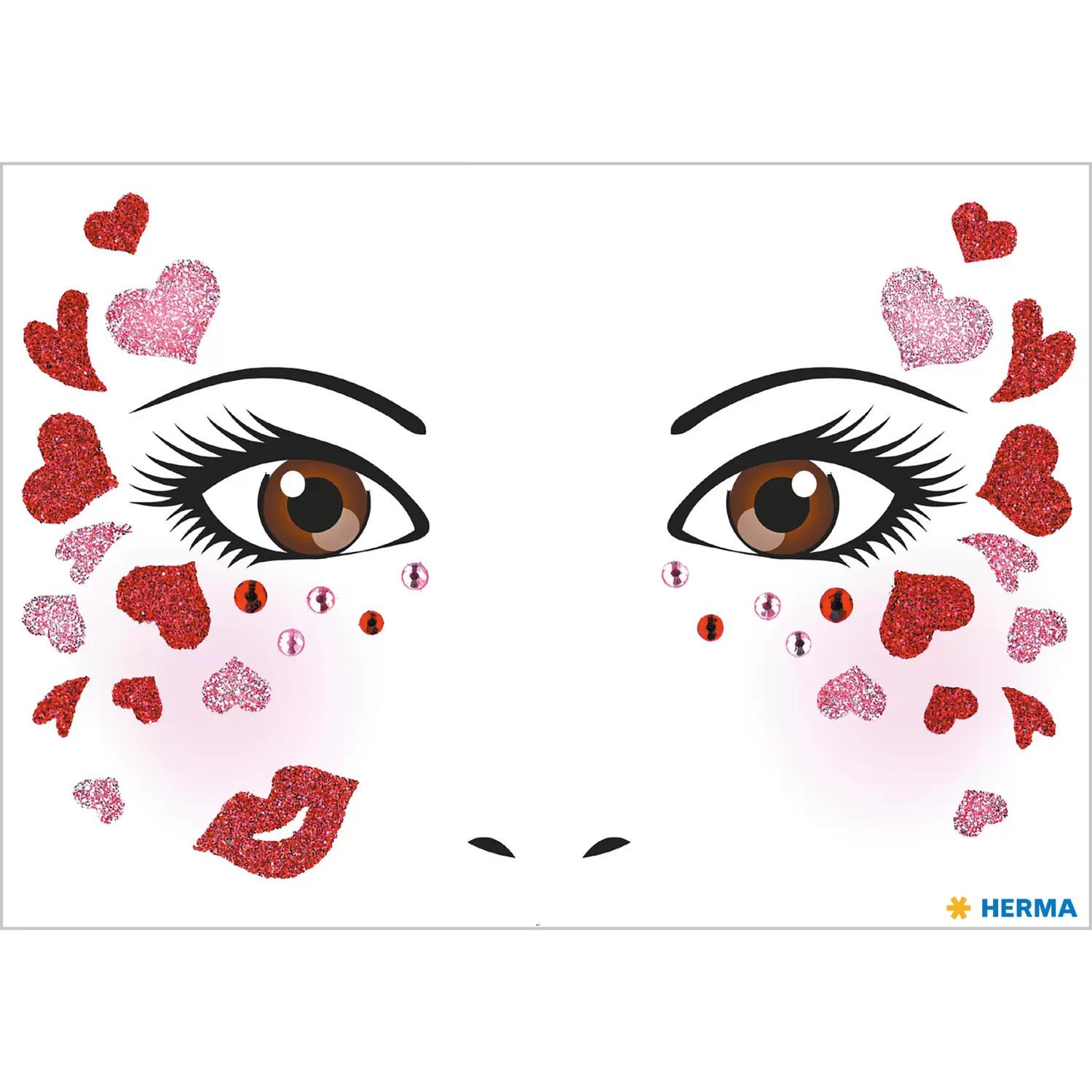 HERMA  HERMA 15309 sticker decorativi Rosa, Rosso 1 pz 