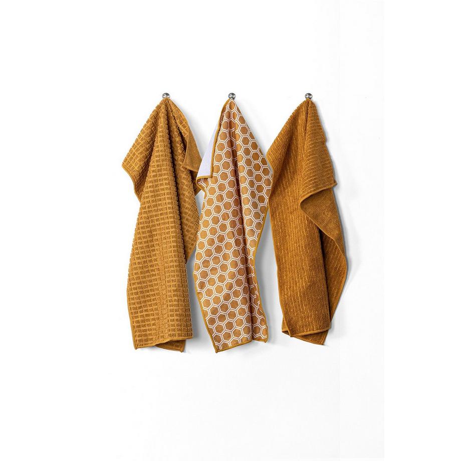 Tiseco Torchon de cuisine ESSENTIAL, lot de 3  