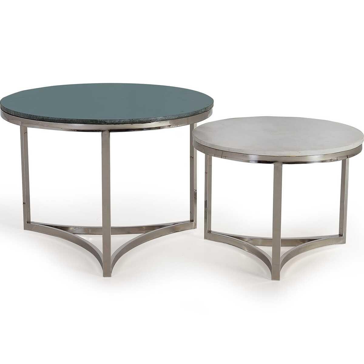 mutoni Table basse Samara (set de 2)  