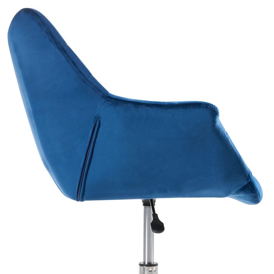 Beliani Schreibtischstuhl aus Samtstoff  LABELLE  