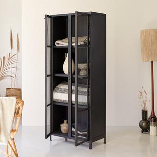 Tikamoon Armoire grillagée en métal Cléo  