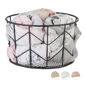 Cestino rotondo in filo metallico