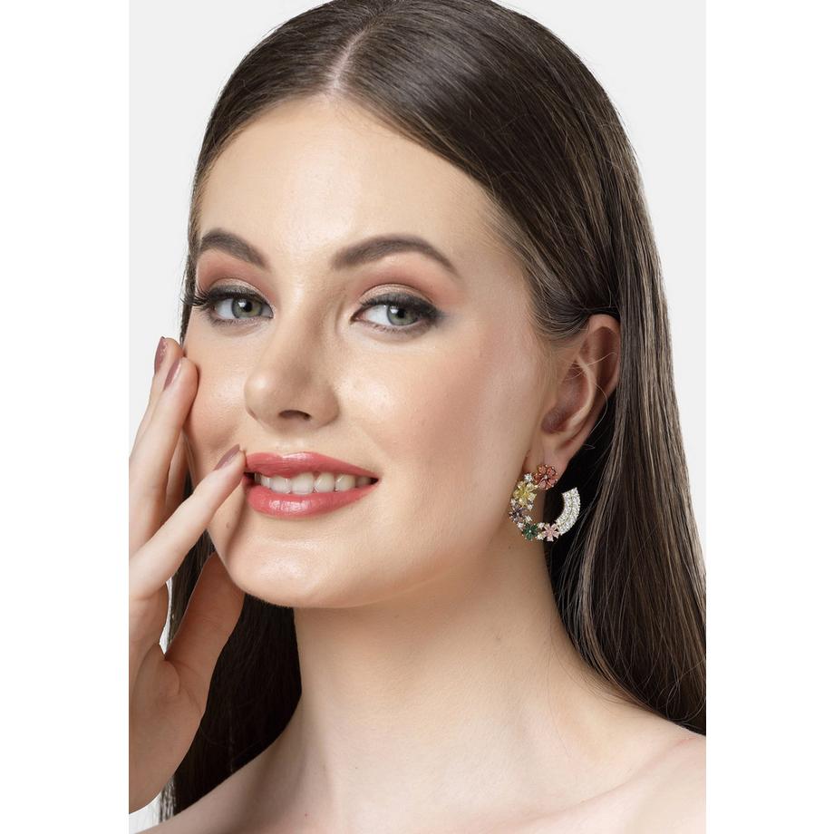 AVANT-GARDE PARIS  Diva Kollektion Zarte Florale Creolen 