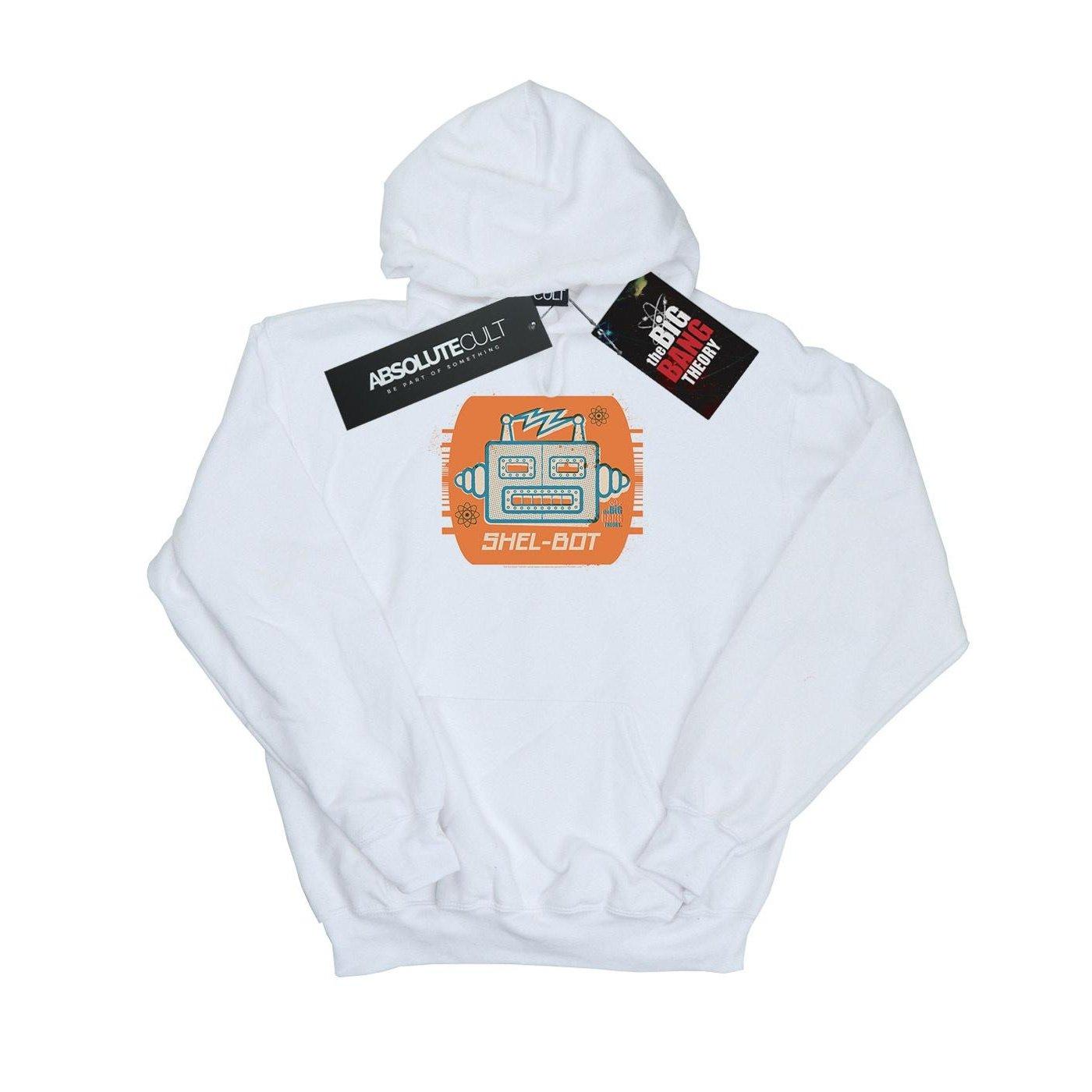 Image of Shelbot Icon Kapuzenpullover Herren Weiss S
