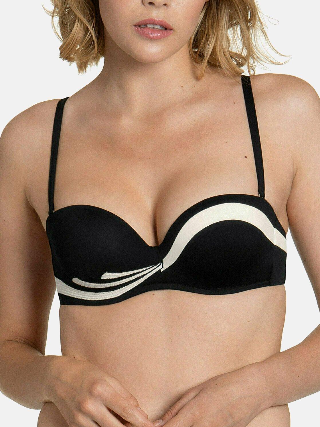 Image of Bandeau-bikini Vorgeformt Guaraja Damen Schwarz B/36