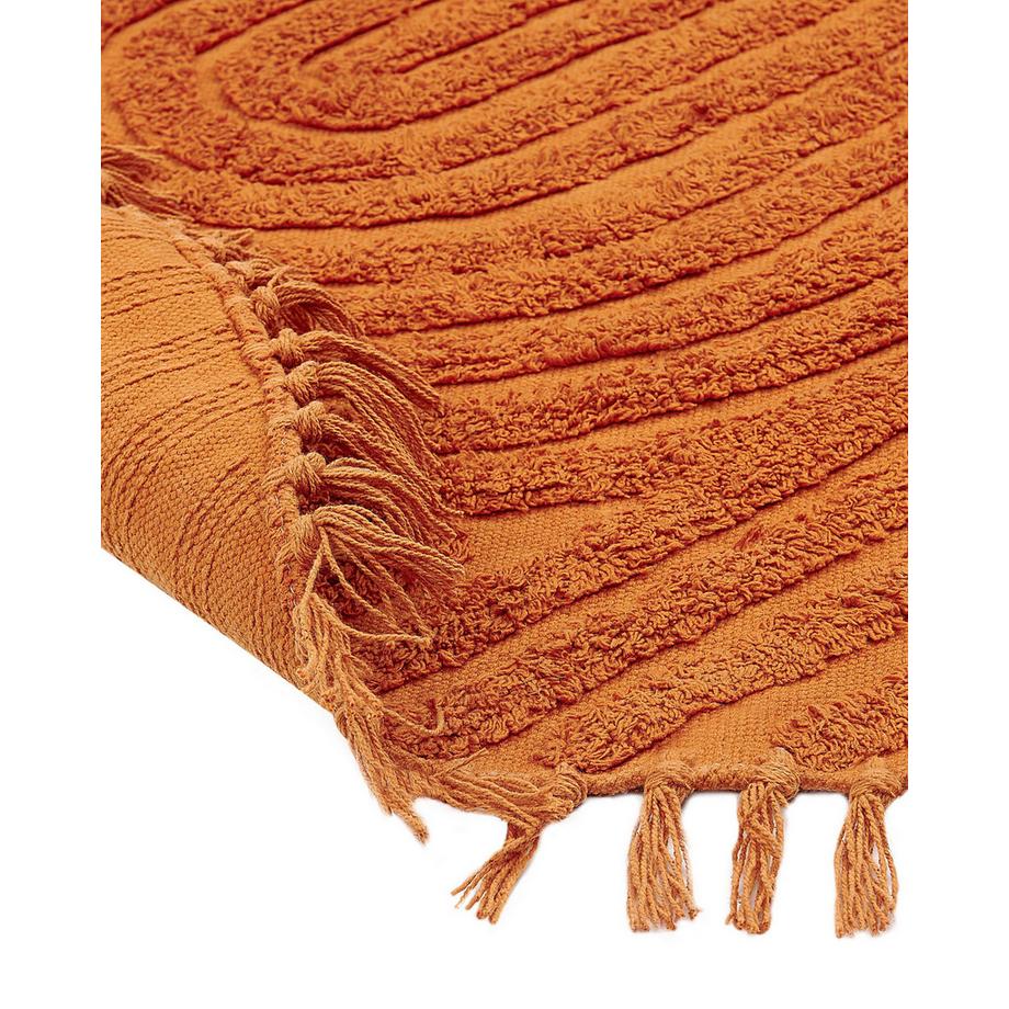 Beliani Tapis en Coton Rétro HALFETI  