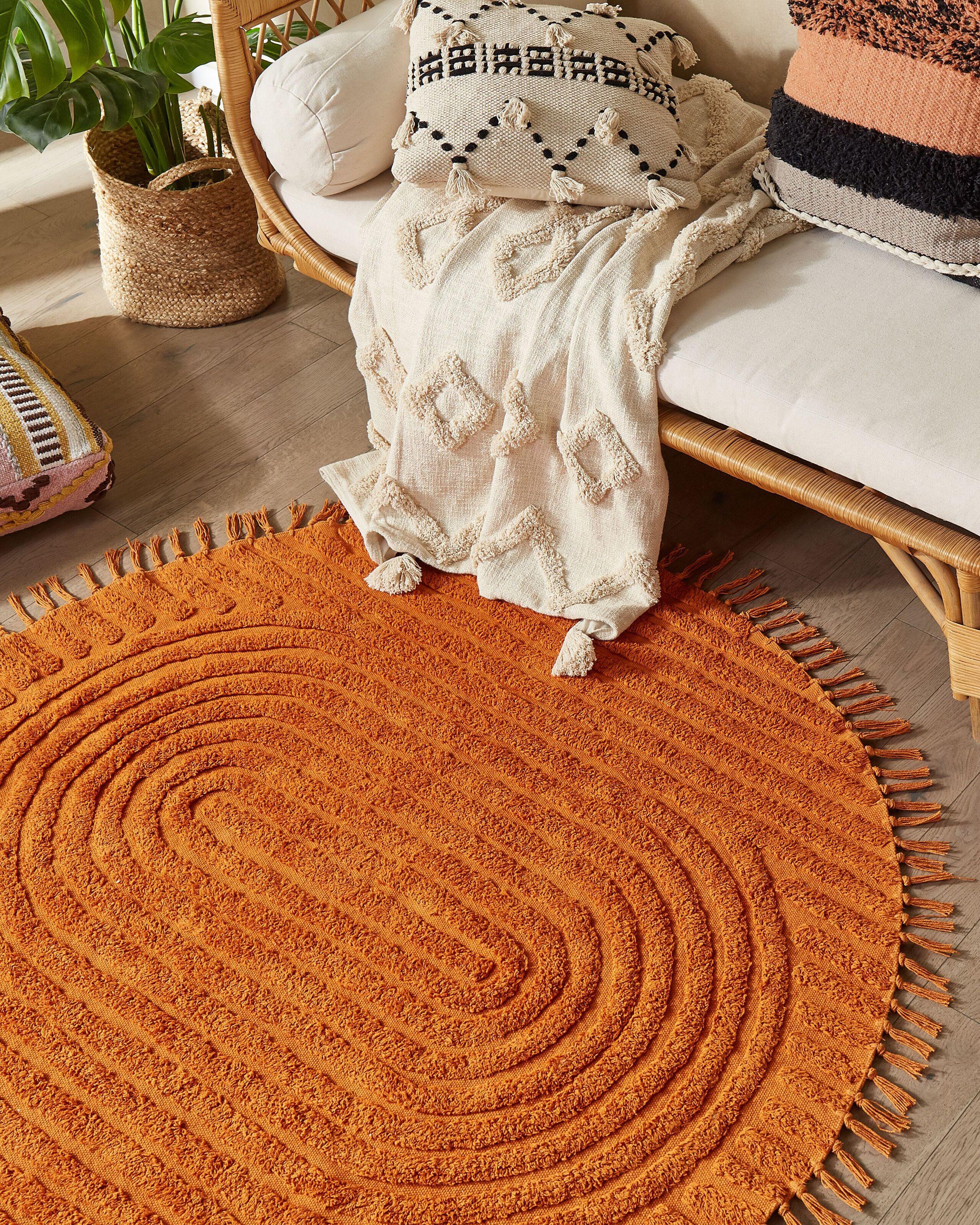 Beliani Tapis en Coton Boho HALFETI  