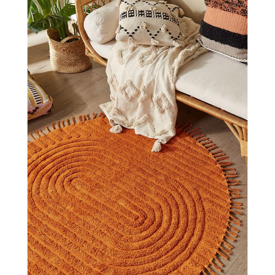 Beliani Tapis en Coton Rétro HALFETI  