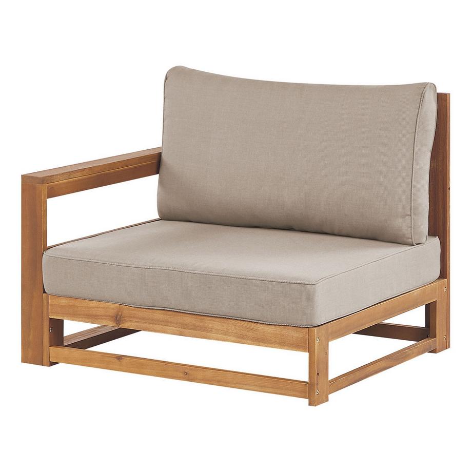 Beliani Set lounge pour jardin en Bois d'acacia certifié FSC® Scandinave TIMOR  