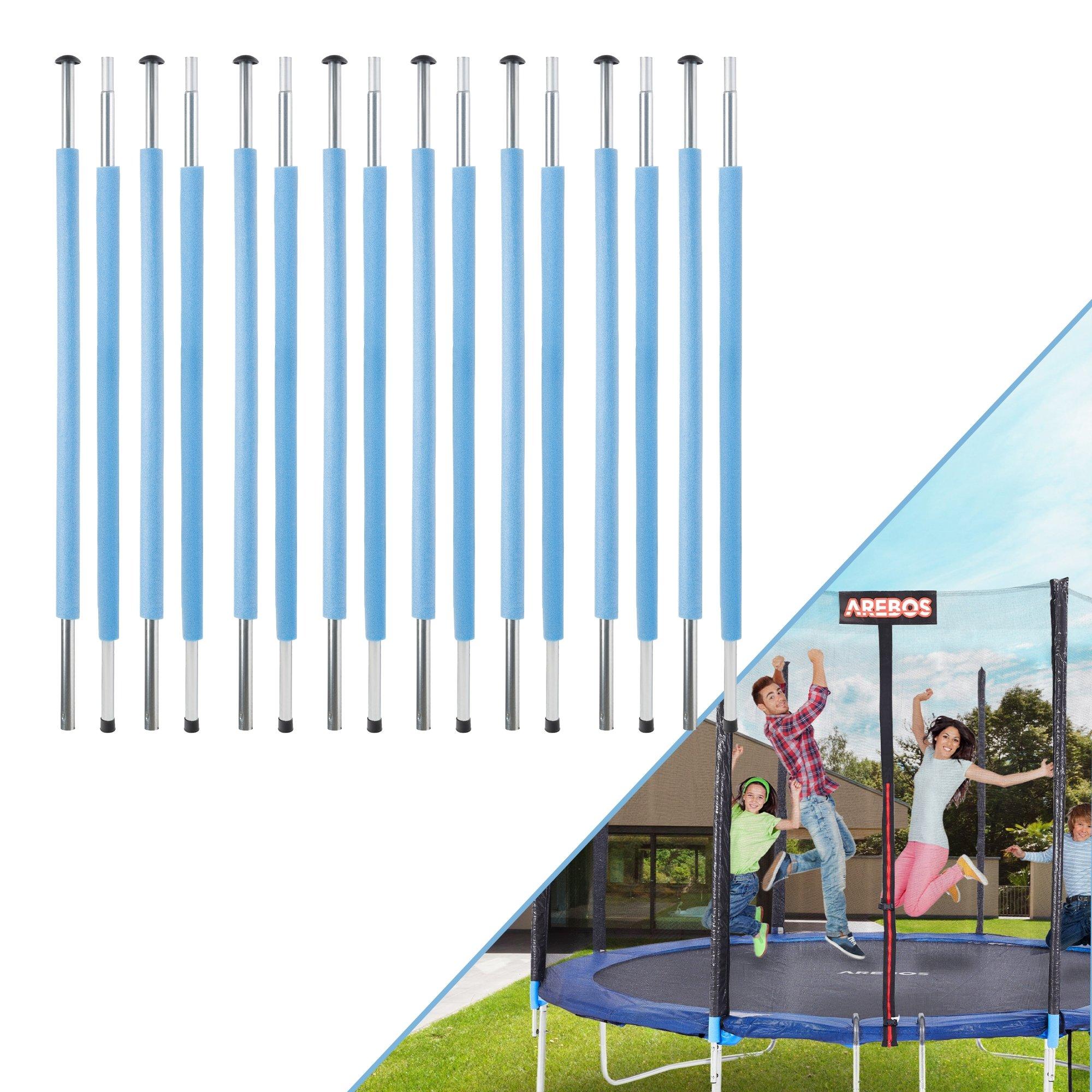 Image of Trampolin Stangen-Set Ersatzteile für Trampolin mit Schutzkappen