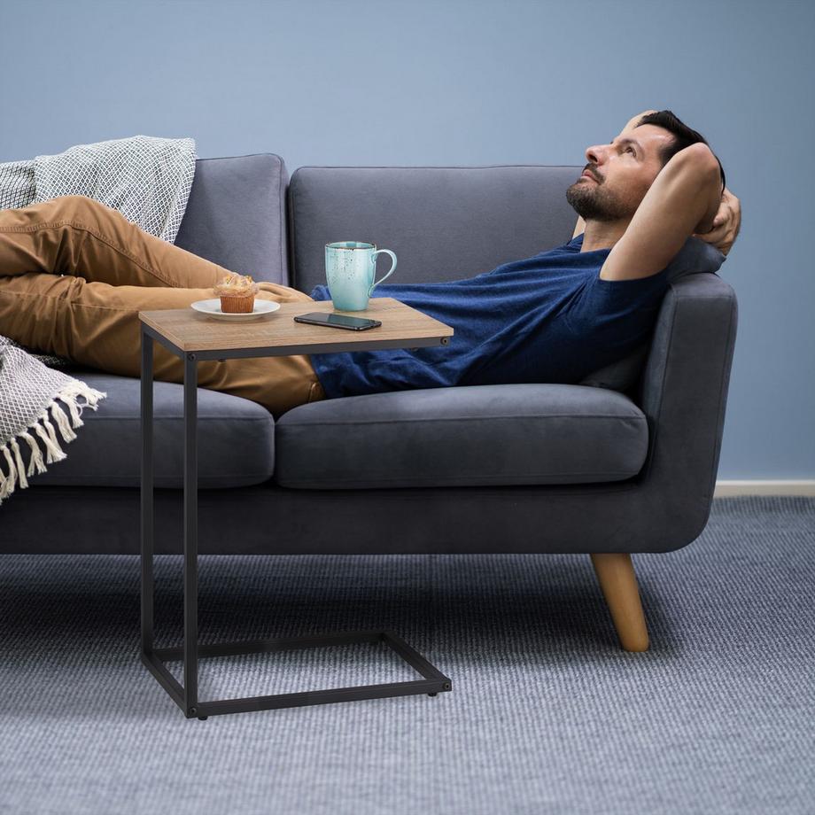 B2X Table d'appoint en forme de C  