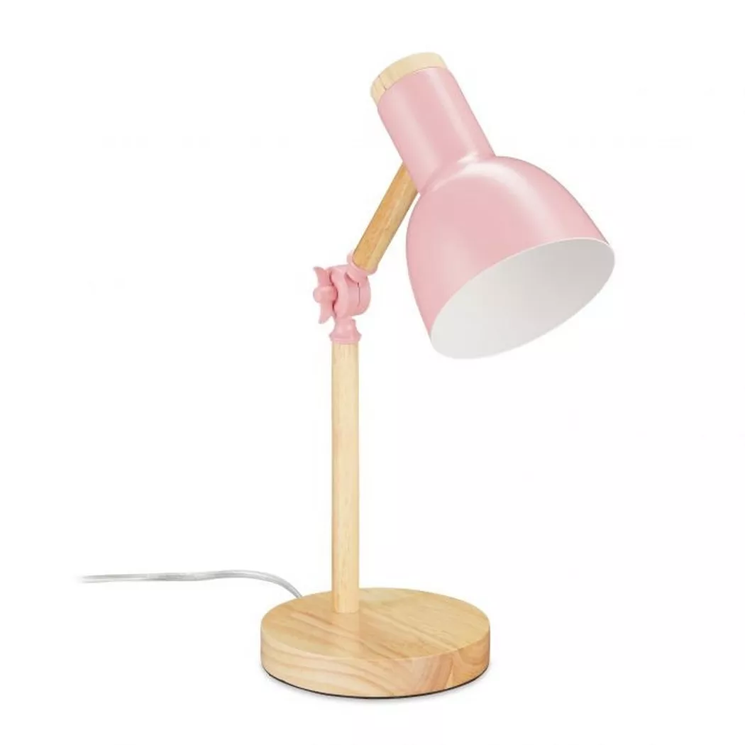 B2X – Schreibtischlampe aus Holz, 30cm