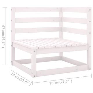 VidaXL Ensemble de meubles de jardin bois de pin  