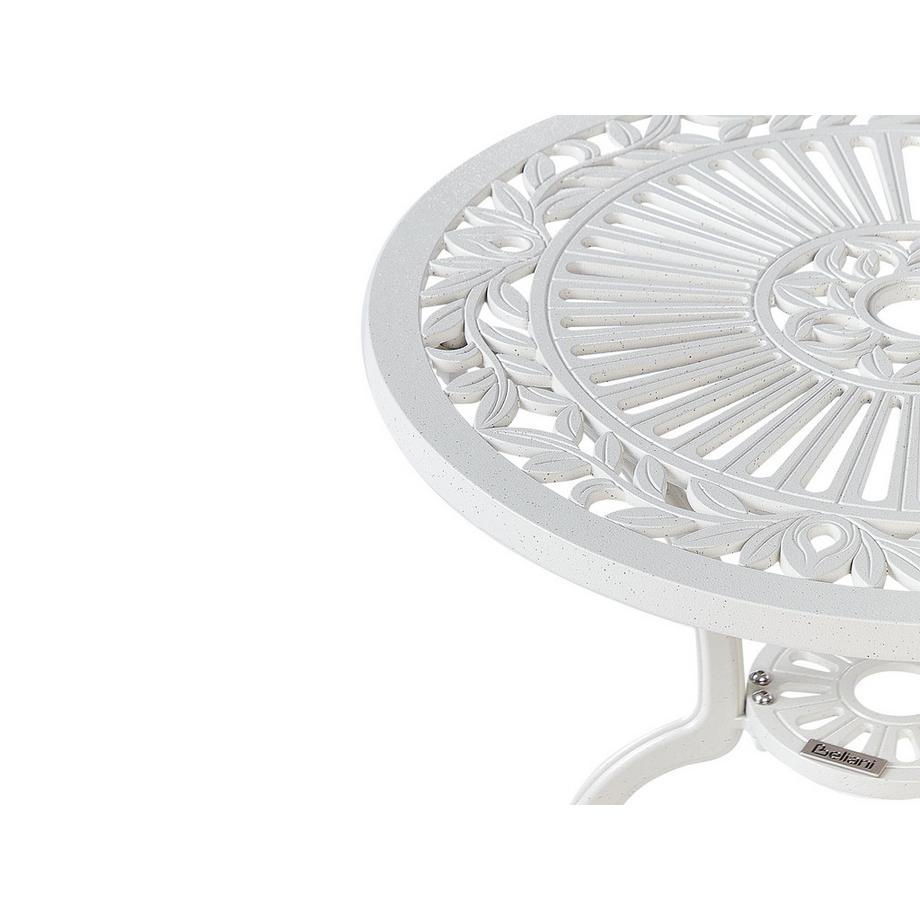 Beliani Outdoor Bistrotisch aus Aluminium Retro DASCIO  