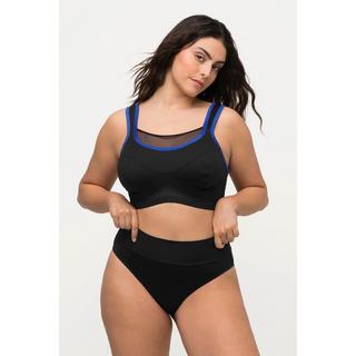 Ulla Popken  Sport-BH, Mesh, ohne Bügel, breite Träger, Cup C - E 