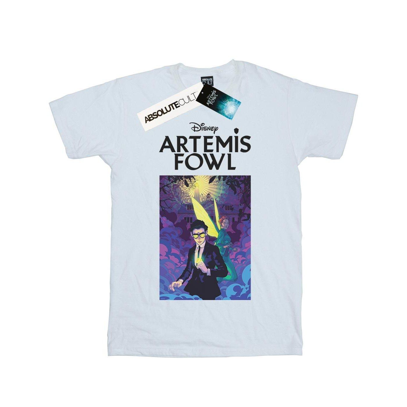 Image of Artemis Fowl Book Cover Tshirt Herren Weiss 3XL