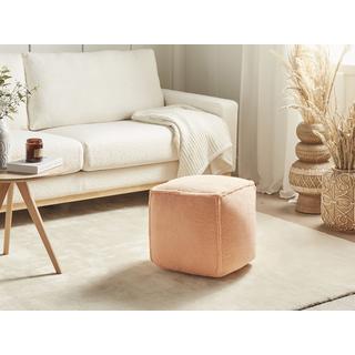 Beliani Pouf aus Bouclé Modern ALIPUR  