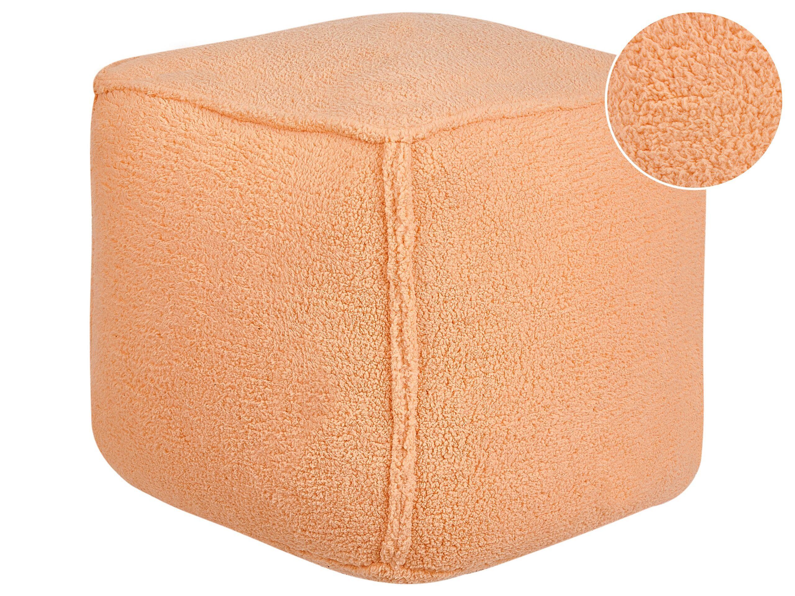 Beliani Pouf en Bouclé Moderne ALIPUR  