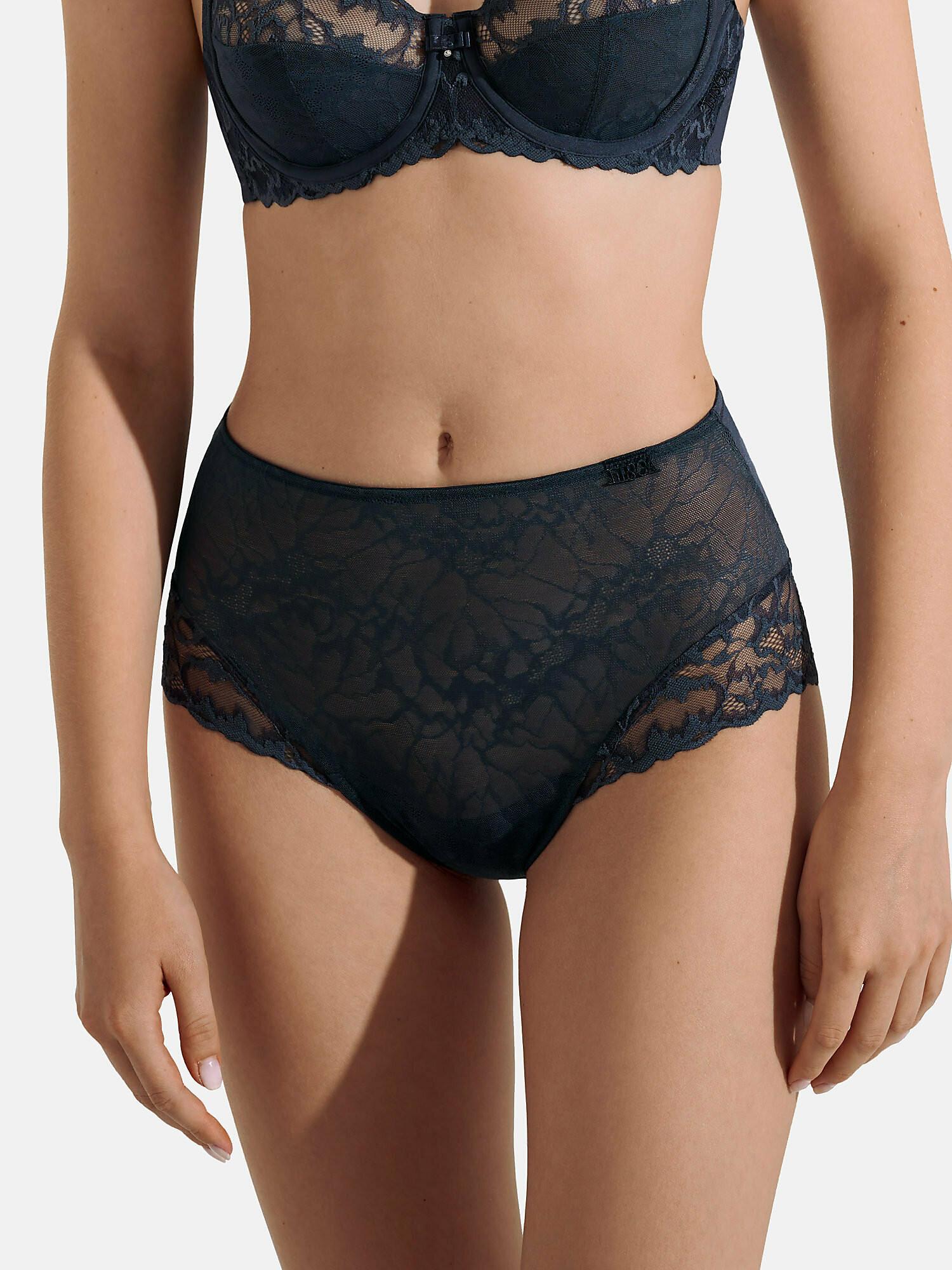 Image of Slip Mit Hoher Taille Naty Damen Blau 46