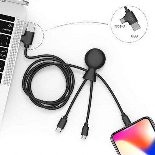 Xoopar  Câble USB A+C/micro USB, USB C, Lightning 