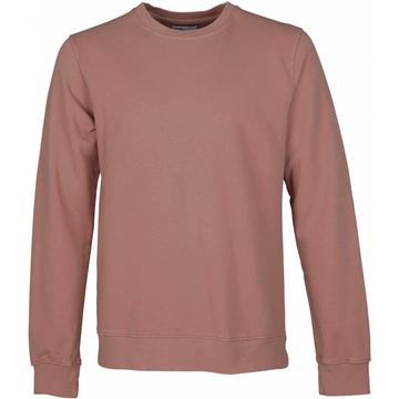 Sweatshirt col rond  Classic Organic rosewood mist