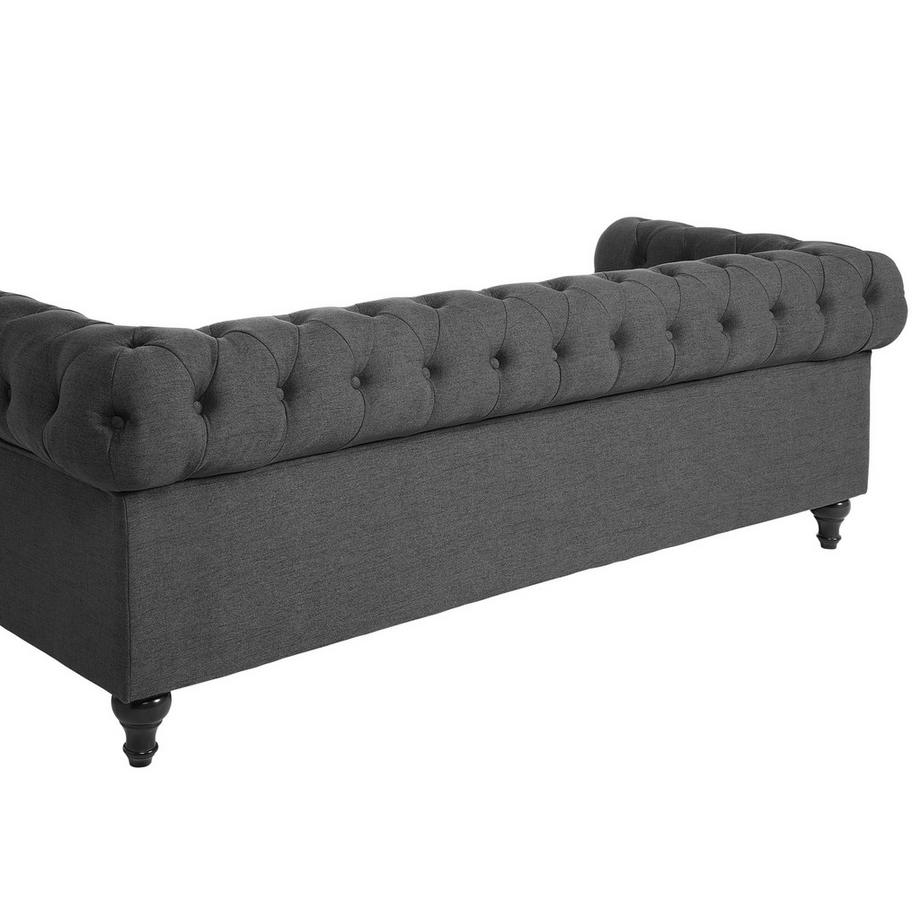 Beliani 3 Sitzer Sofa aus Stoff  CHESTERFIELD  