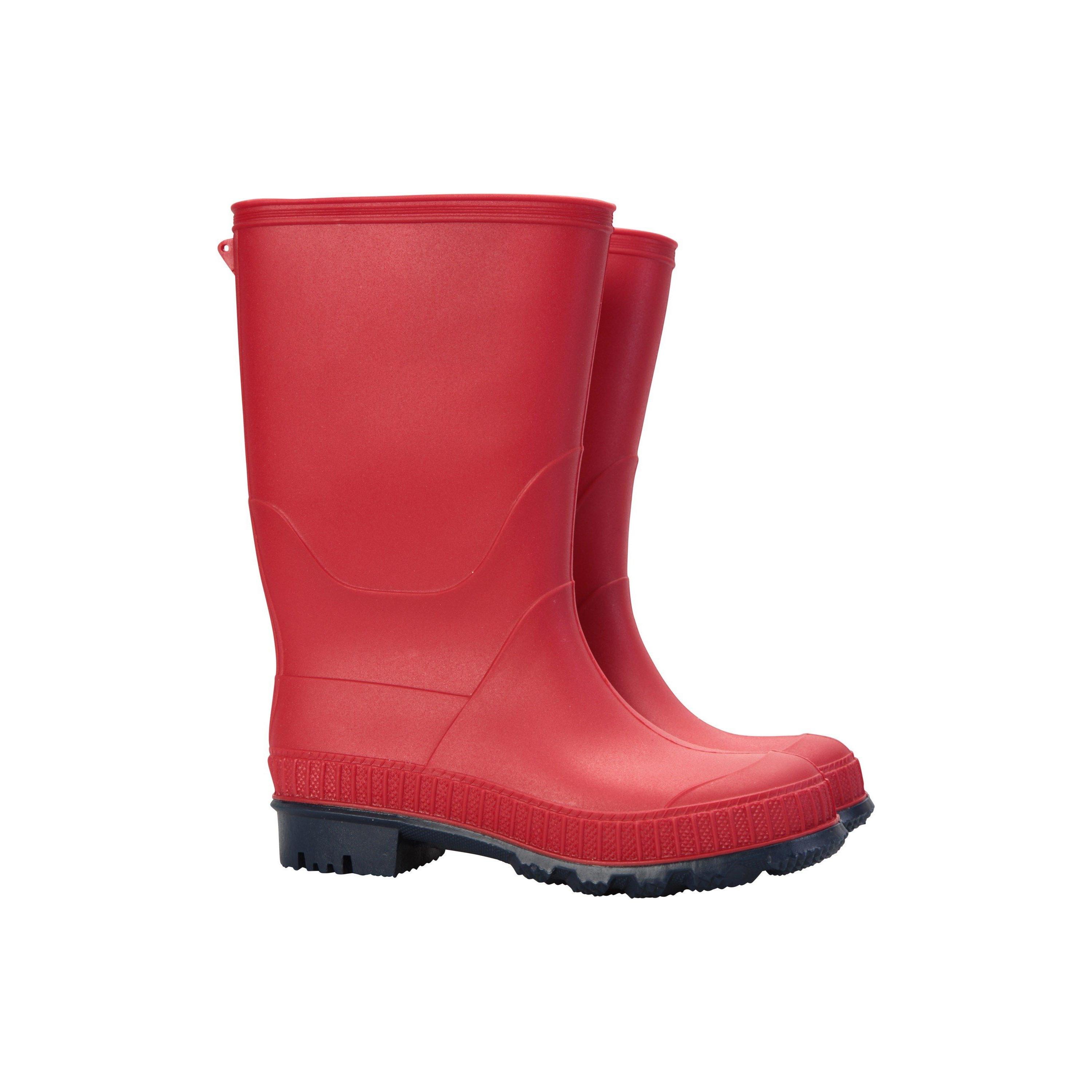 Image of Gummistiefel, Unifarben Unisex Rot Bunt 37