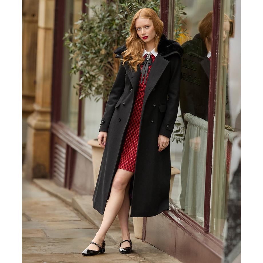 Joe Browns Manteau long classique avec col amovible  