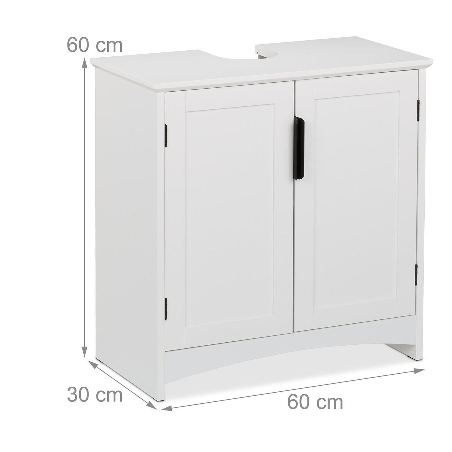 Northix Mobile lavabo con ante  