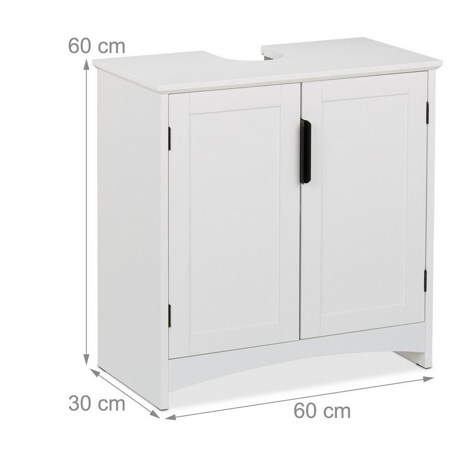 Northix Waschbeckenschrank mit Türen  