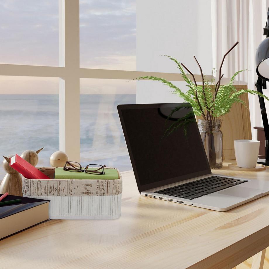 Northio Aufbewahrungskorb aus Bambus - 3er-Set  