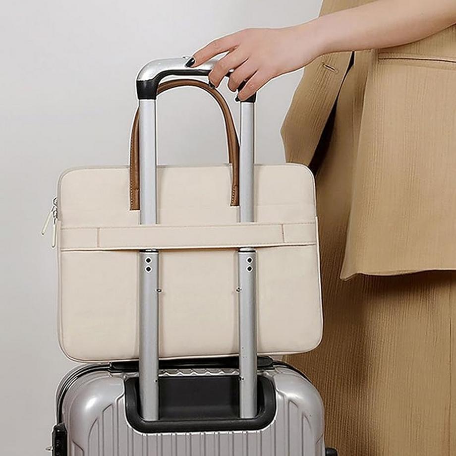 Only-bags.store Tragbare 15 Zoll Laptop Schultertasche und Konferenztasche  