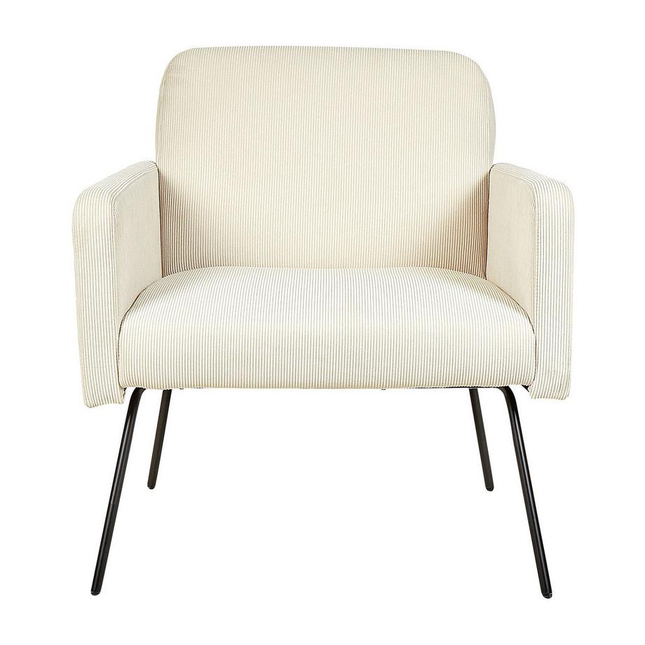 Beliani Sessel aus Cord Retro NARKEN  