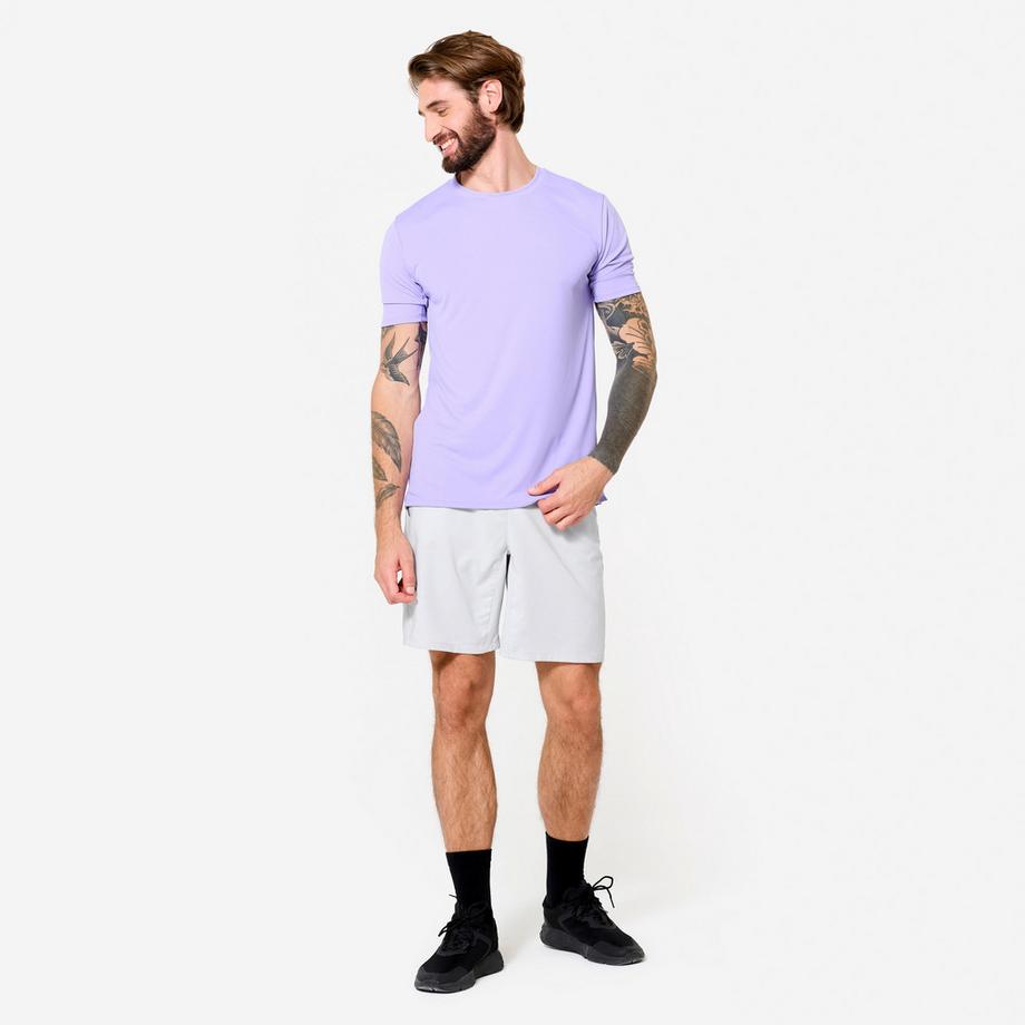 DOMYOS  T-shirt uomo girocollo traspirante poliestere 