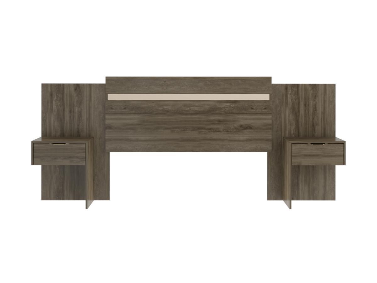 Image of Bettkopfteil ausziehbar mit integrierten Nachttischen 1 PARATI Bettkopfteil ausziehbar mit integrierten Nachttischen 1 PARATI