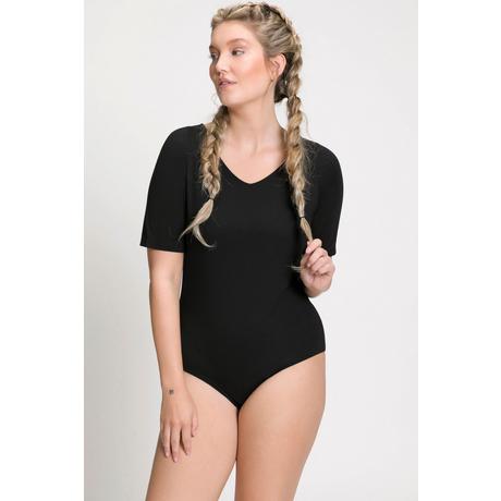 Ulla Popken  Body technique, sèche rapidement, col en V, manches mi-longues 