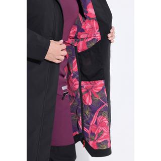 Ulla Popken Funktionsjacke wasserdicht Kapuze Zipptaschen  